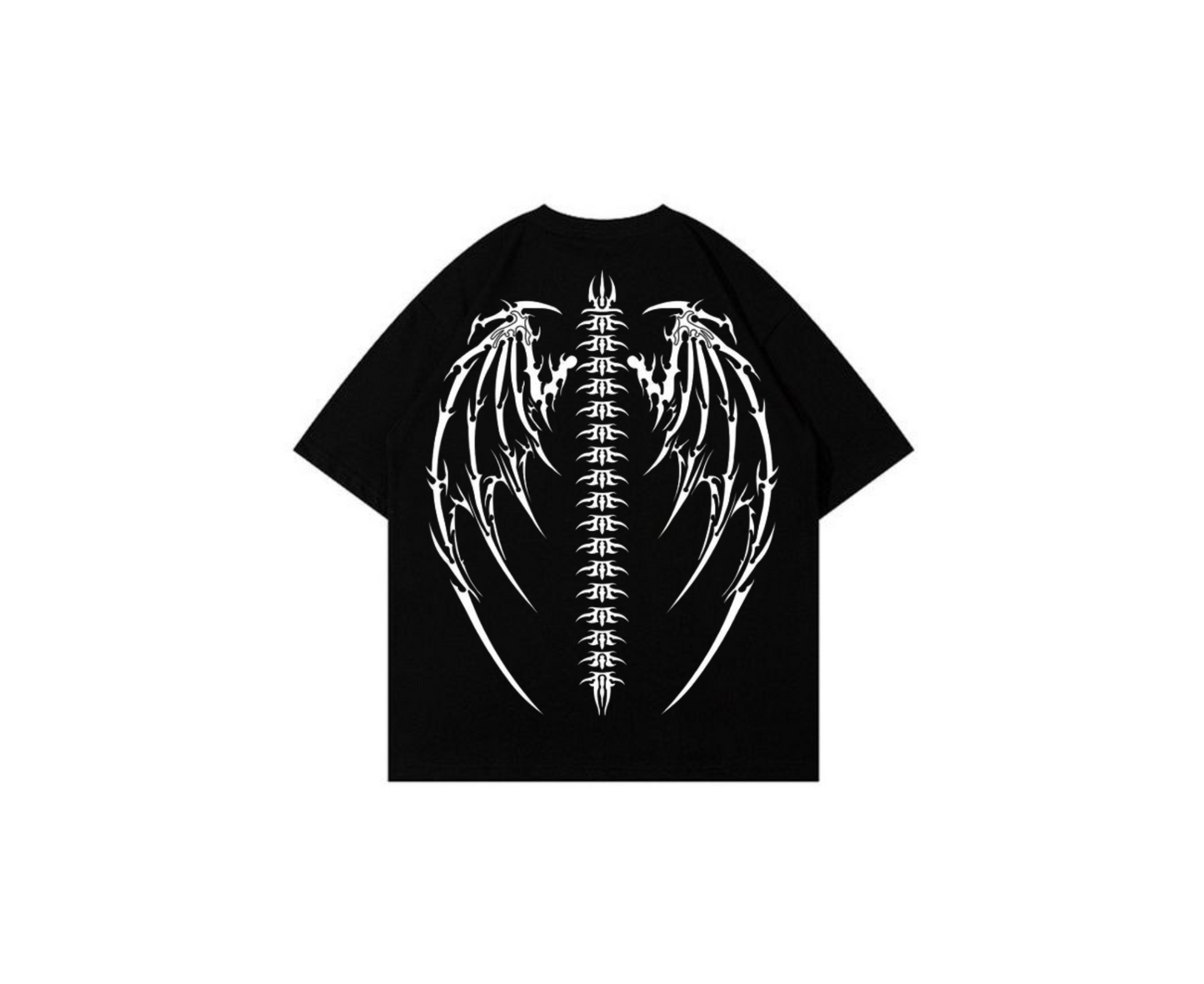 Skele Wings Oversized Tshirt