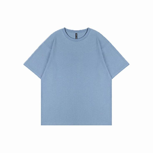 Fog Blue Plain Oversized Tshirt