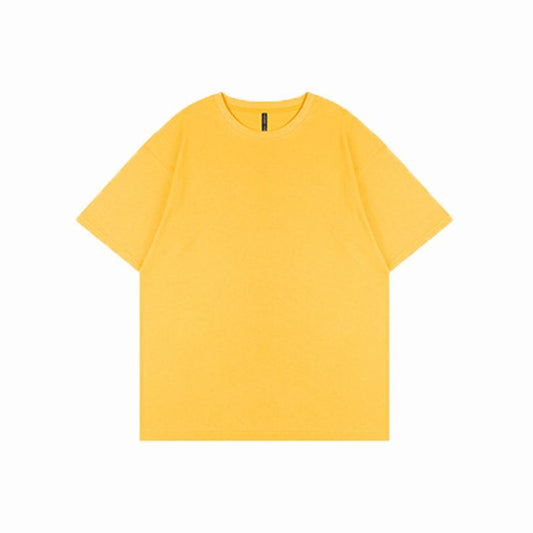 Yellow Plain Oversized Tshirt