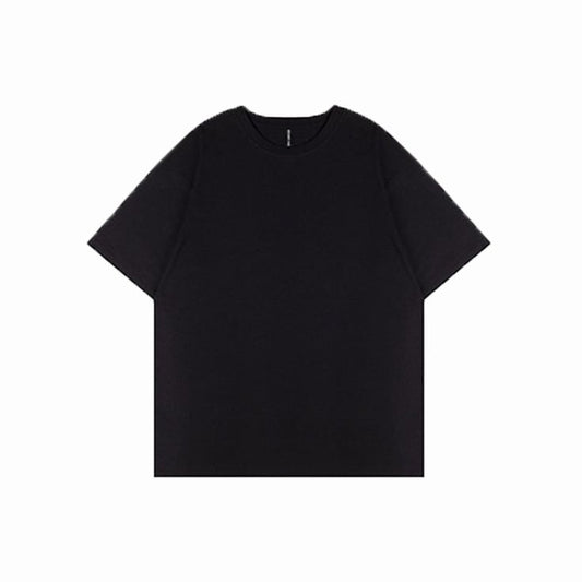 Black Plain Oversized Tshirt