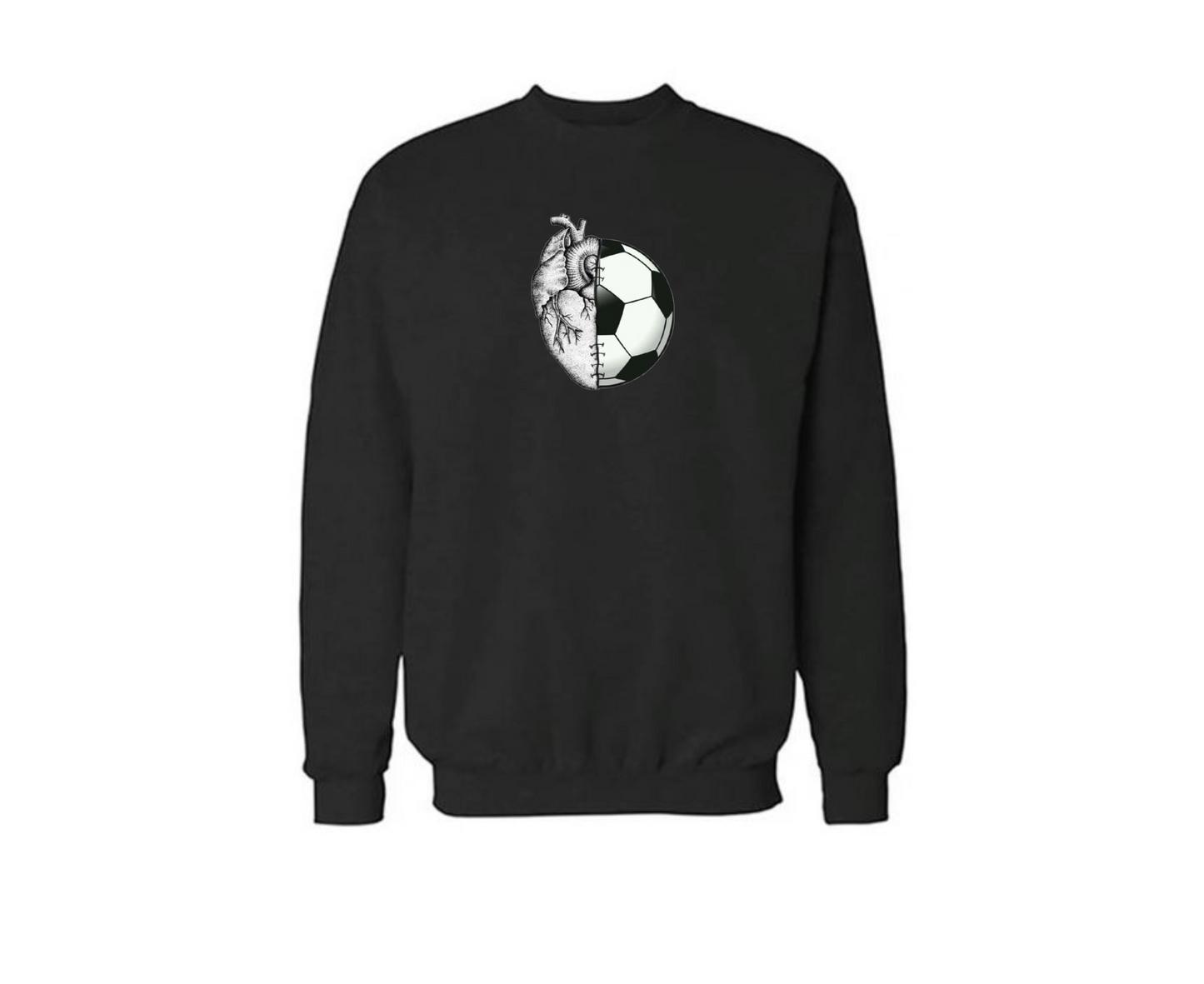 Heart = Football Sweatshirt