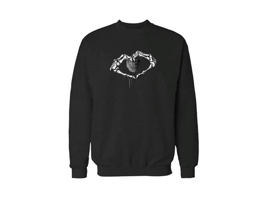 Skull Heart Sweatshirt