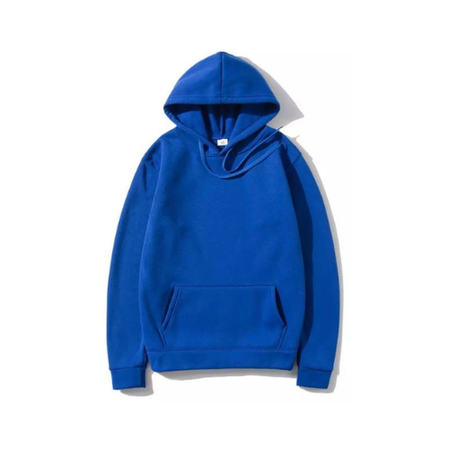 Blue Plain Hoodie