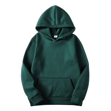 Parrot Green Plain Hoodie